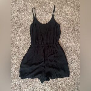 Mossimo Black Spaghetti Strap Romper